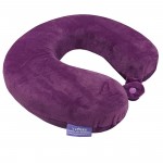 VIAGGI Eggplant U Shaped Memory Foam Travel Neck and Neck Pain Relief Comfortable Super Soft Orthopedic Cervical Pillows